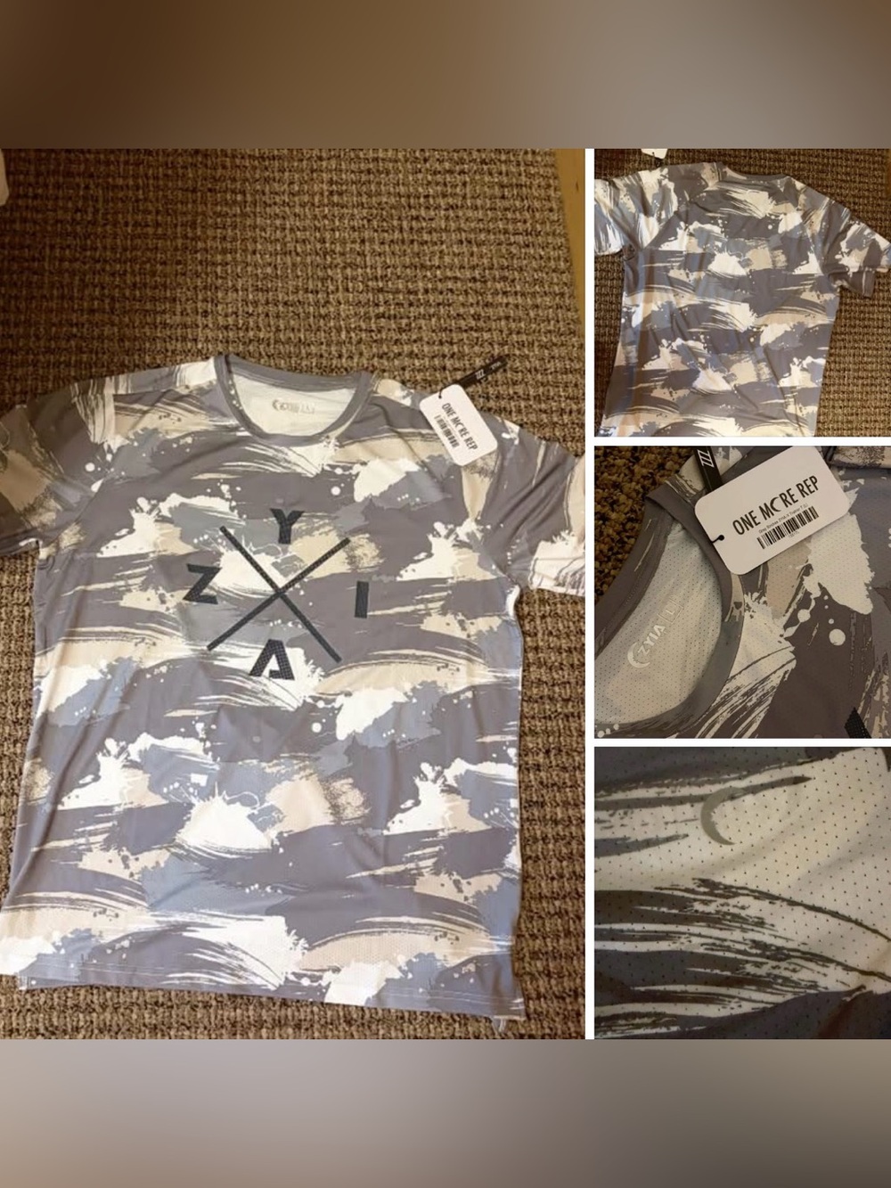 ZYIA Men’s ' Short Sleeve Tee NWT